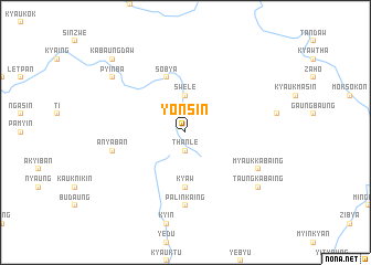 map of Yonsin