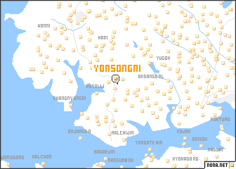 map of Yŏnsong-ni