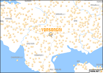 map of Yŏnsŏng-ni