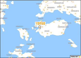 map of Yŏnso