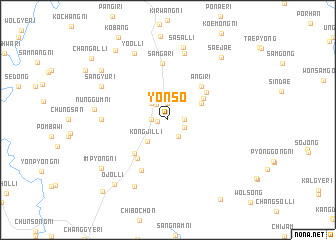 map of Yŏnsŏ