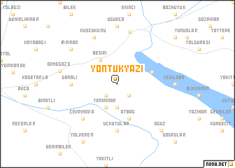 map of Yontukyazı