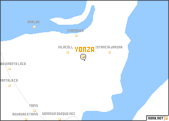 map of Yonza