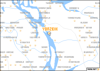 map of Yonzeik