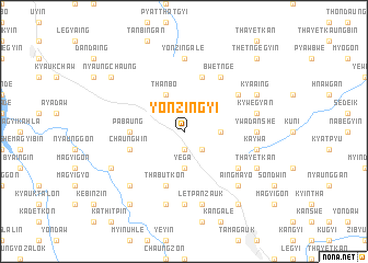 map of Yonzingyi