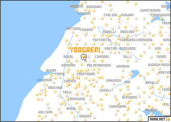 map of Yŏogae-ri