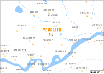 map of Yopalito