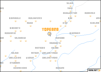 map of Yopeara
