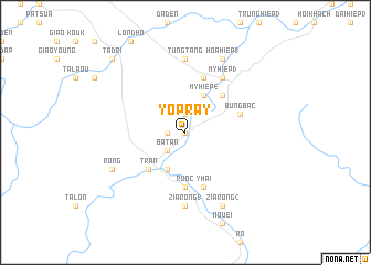 map of Yo Pray