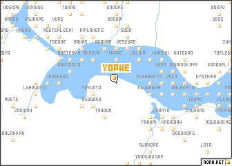 map of Yopwe