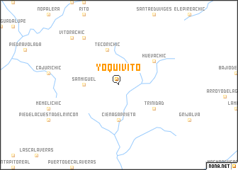 map of Yoquivito