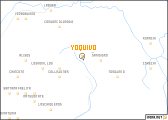 map of Yoquivo