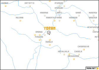 map of Yoram