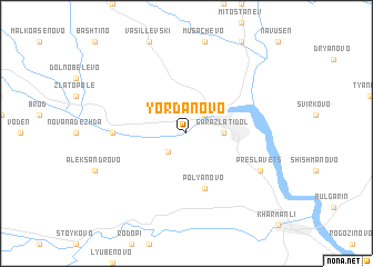 map of Yordanovo