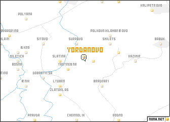 map of Yordanovo