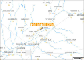 map of Yorentamehua