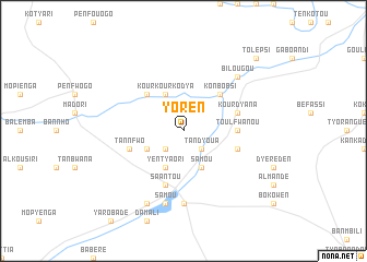 map of Yoren