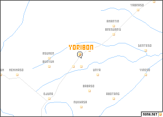 map of Yoribon
