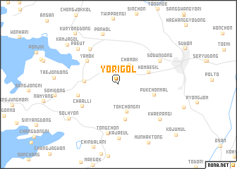 map of Yŏri-gol