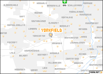 map of Yorkfield