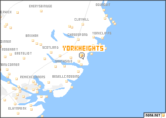 map of York Heights