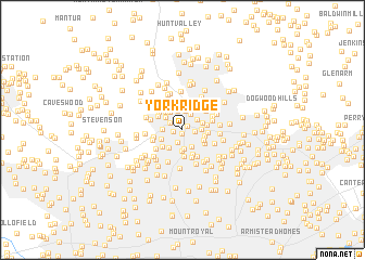 map of York Ridge