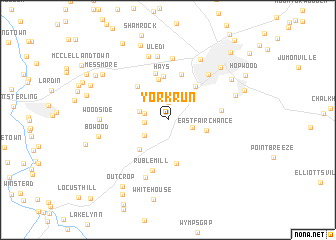 map of York Run