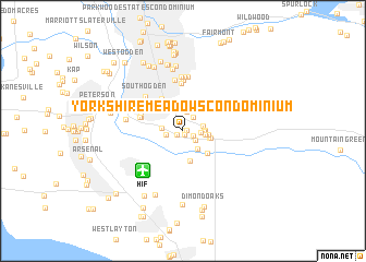 map of Yorkshire Meadows Condominium