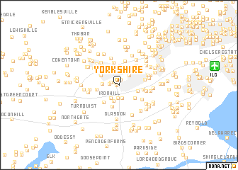 map of Yorkshire