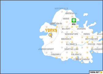 map of Yorks