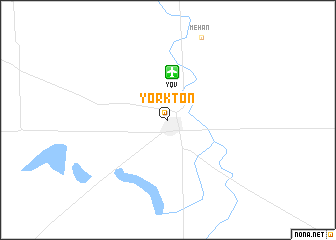 map of Yorkton