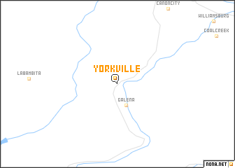 map of Yorkville