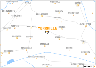 map of Yorkville