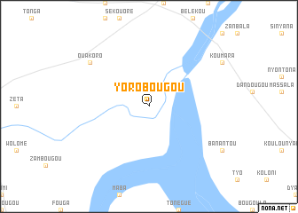 map of Yorobougou
