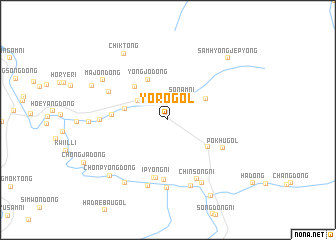 map of Yŏrŏ-gol