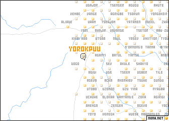 map of Yorokpuu