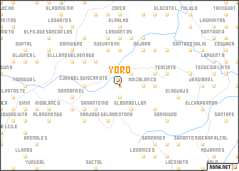 map of Yoro