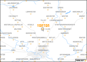 map of Yorton