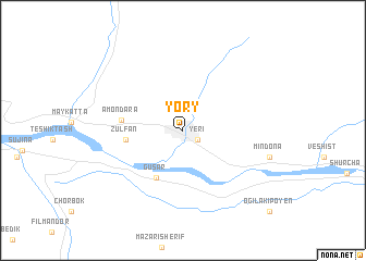 map of Yory