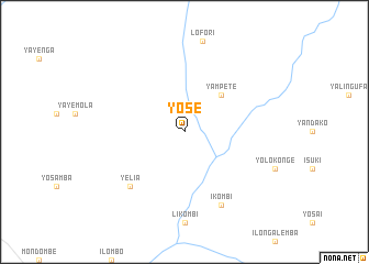 map of Yose