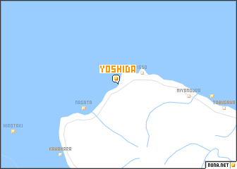 map of Yoshida