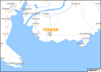 map of Yoshida