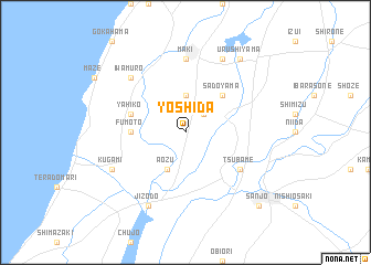 map of Yoshida