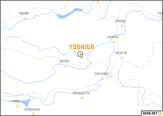 map of Yoshida