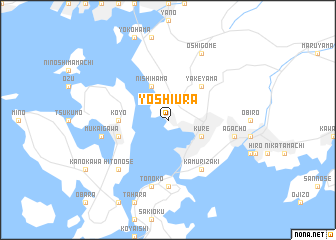 map of Yoshiura