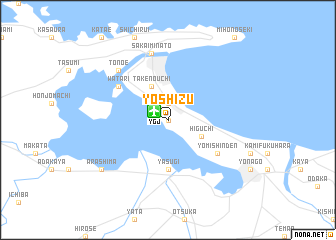 map of Yoshizu