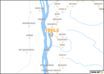 map of Yosilu