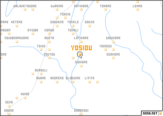 map of Yosiou