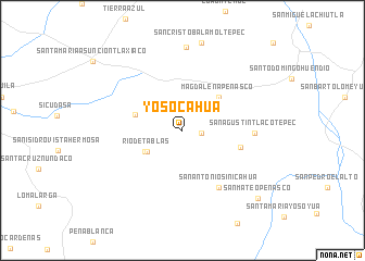 map of Yosocahua