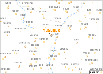map of Yŏsŏmok